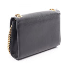 Saint Laurent Paris Shoulder Bag Kate Small Black Leather Tassel — view 2