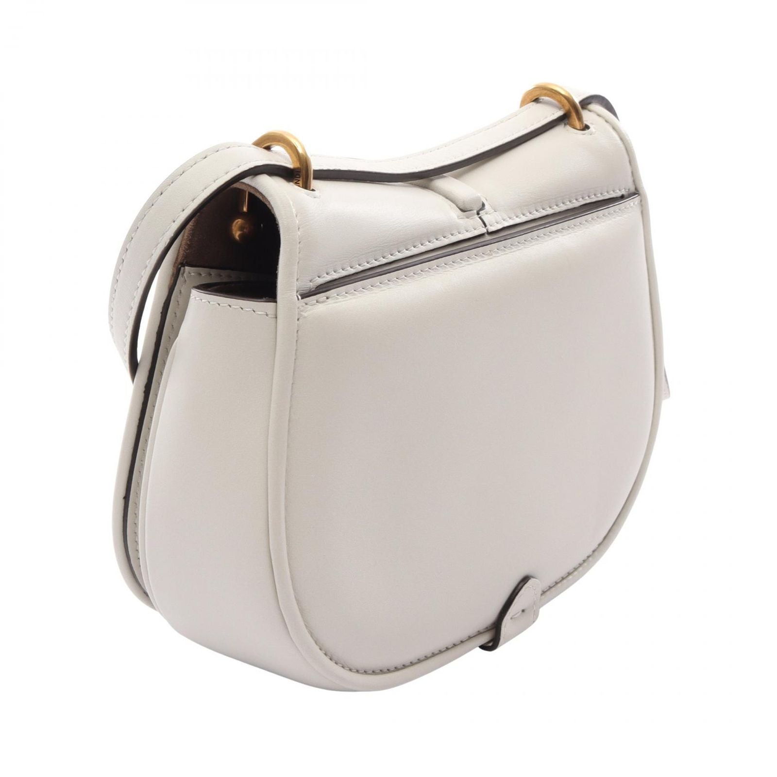 Fendi Shoulder Bag Camon Small White Leather — view 2