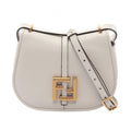 Fendi Shoulder Bag Camon Small White Leather
