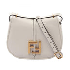 Fendi Shoulder Bag Camon Small White Leather