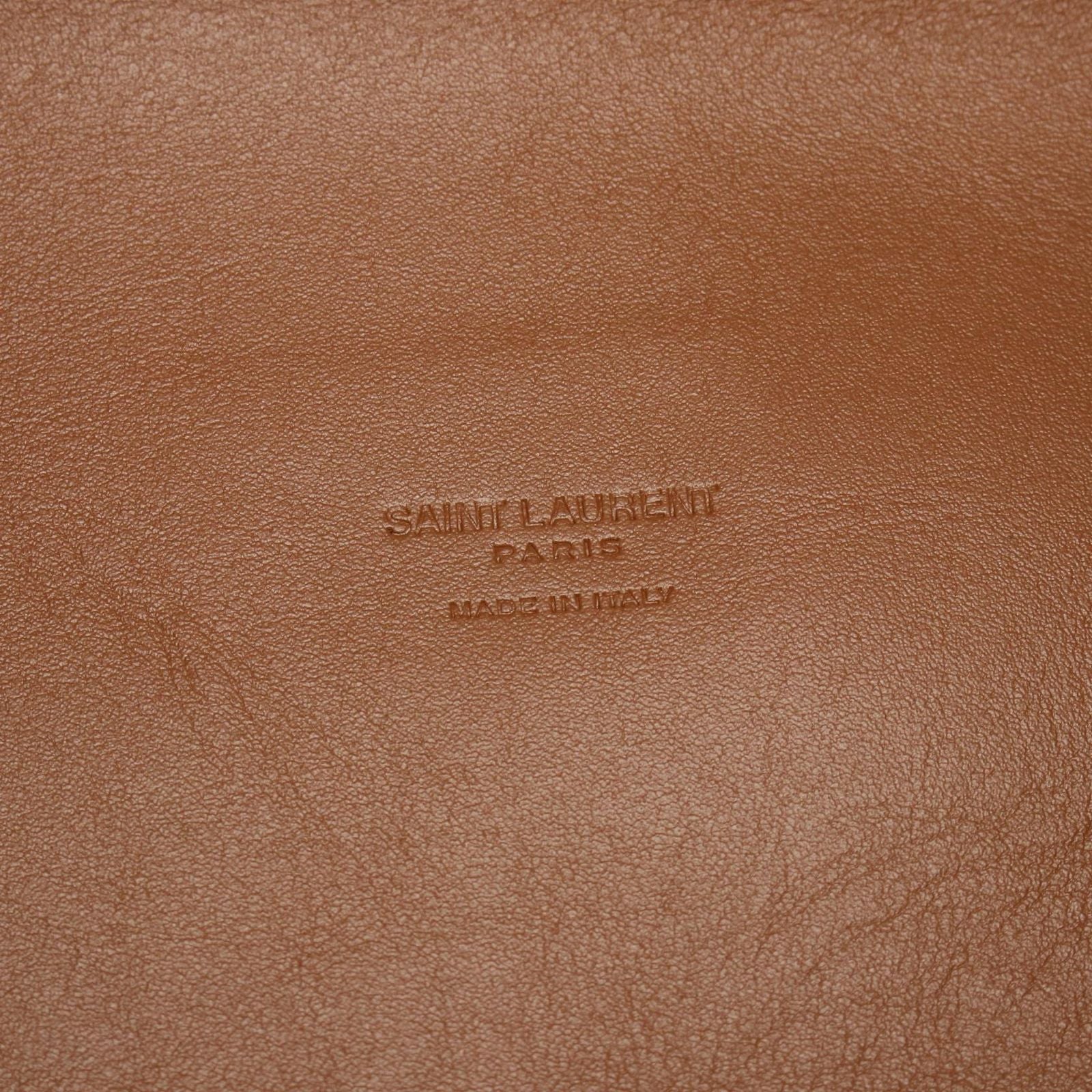 Saint Laurent Paris Shoulder Bag le 5 a 7 Soft Large Brown Leather — view 4