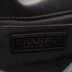 Chanel Shoulder Bag Quilted Small Flap Black Lambskin Chain — view 4