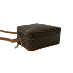 Celine Vintage Macadam Blason Pattern Leather Shoulder Bag Pochette Crossbody — view 7