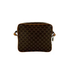 Celine Vintage Macadam Blason Pattern Leather Shoulder Bag Pochette Crossbody — view 3