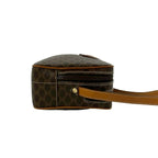 Celine Vintage Macadam Blason Pattern Leather Shoulder Bag Pochette Crossbody — view 6