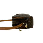 Celine Vintage Macadam Blason Pattern Leather Shoulder Bag Pochette Crossbody — view 5