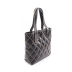 Chanel Tote Wild Stitch Black Leather — view 2