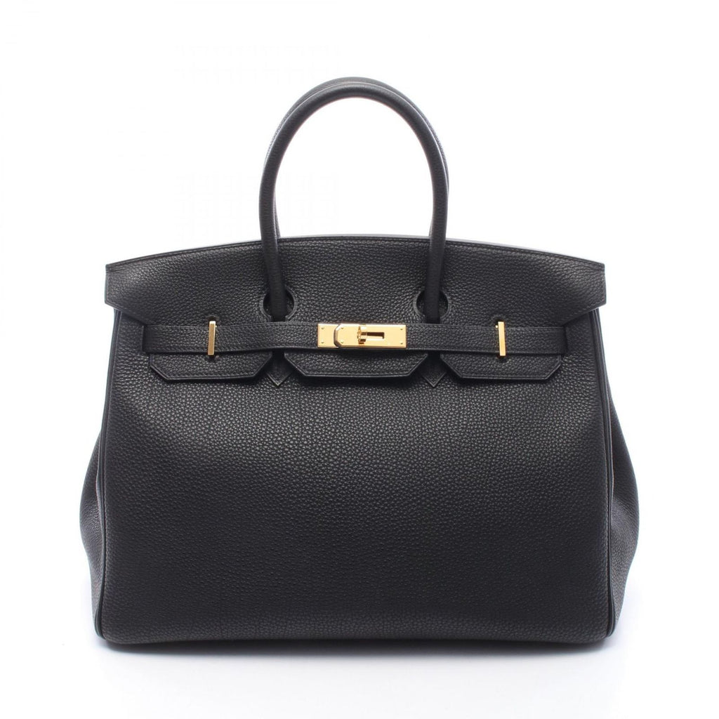 Hermes Handbag Birkin 35 Black Leather