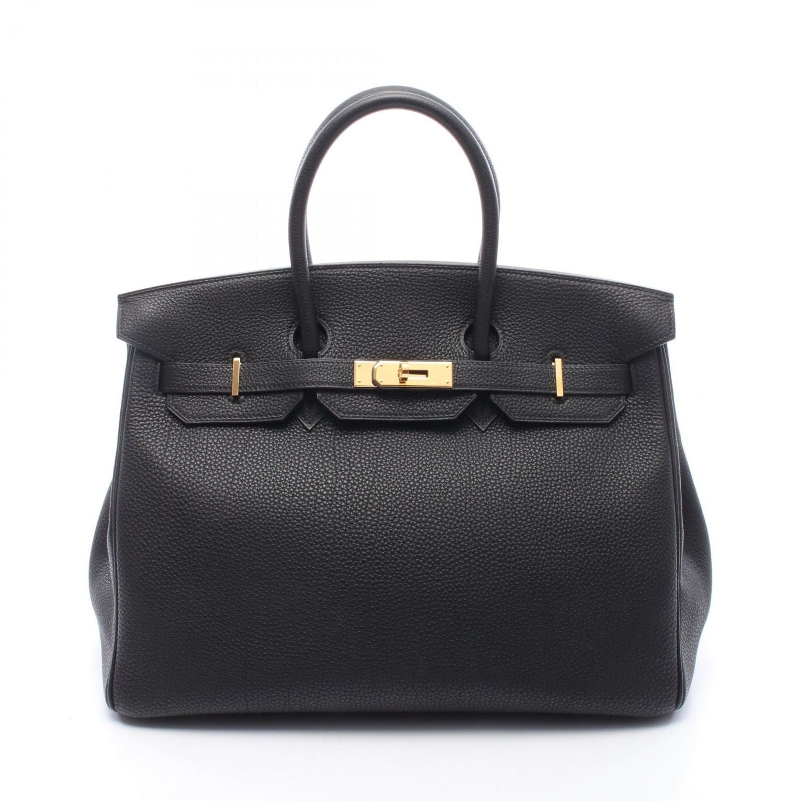 Hermes Handbag Birkin 35 Black Leather