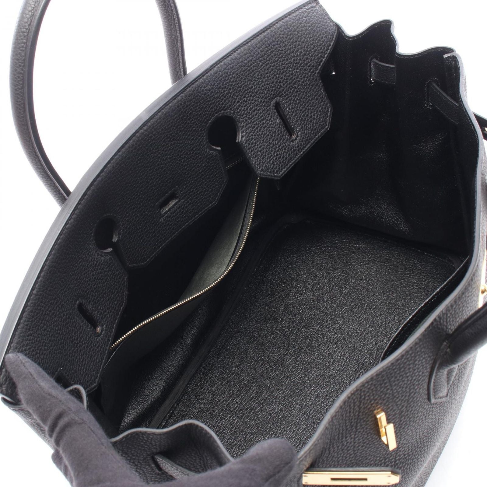 Hermes Handbag Birkin 35 Black Leather — view 3