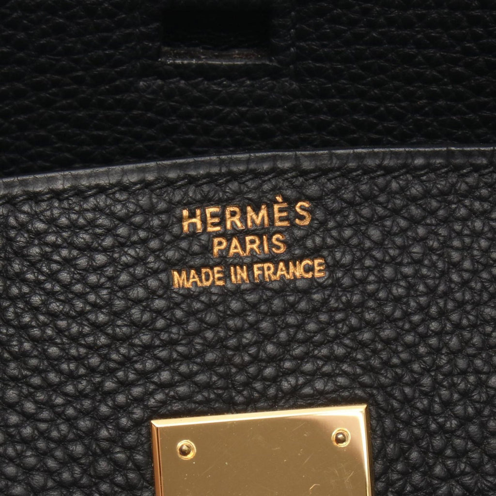 Hermes Handbag Birkin 35 Black Leather — view 4