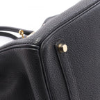 Hermes Handbag Birkin 35 Black Leather — view 7