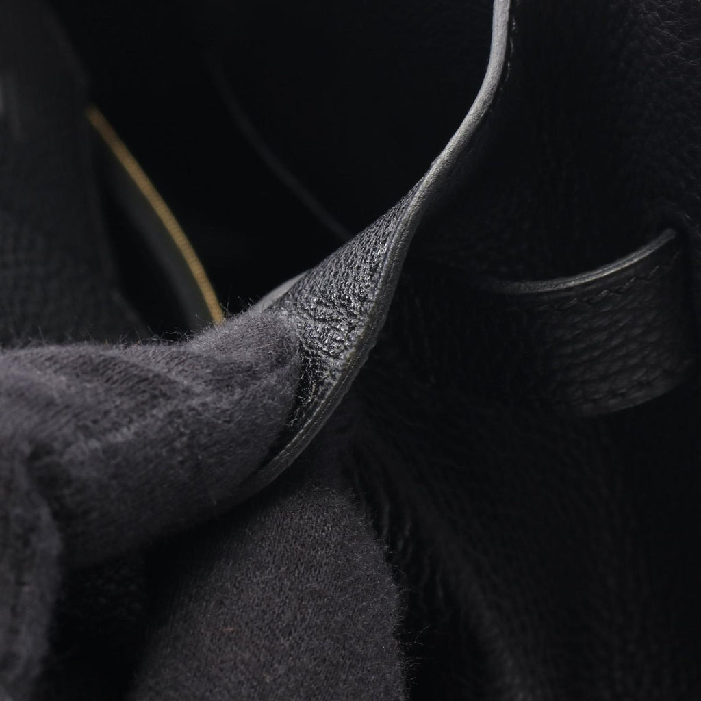 Hermes Handbag Birkin 35 Black Leather — view 8