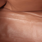 Chanel Tote Quilted Bowling Bag Brown Beige Black Caviar Leather — view 6