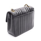 Chanel Shoulder Bag Mademoiselle Mini Black Lambskin Chain — view 2