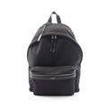 Saint Laurent Paris Backpack City Black Canvas Leather