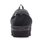 Saint Laurent Paris Backpack City Black Canvas Leather