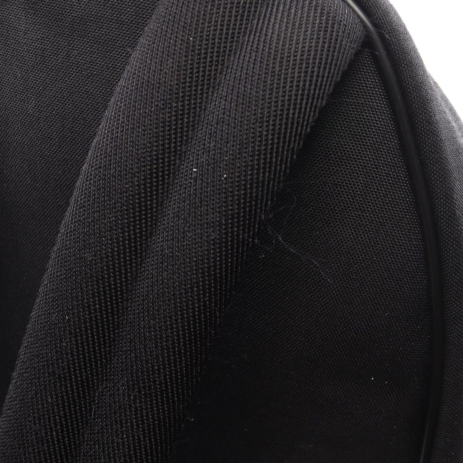 Saint Laurent Paris Backpack City Black Canvas Leather — view 8