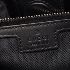 Gucci Tote GG Supreme Black Canvas Leather — view 4