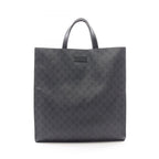 Gucci Tote GG Supreme Black Canvas Leather