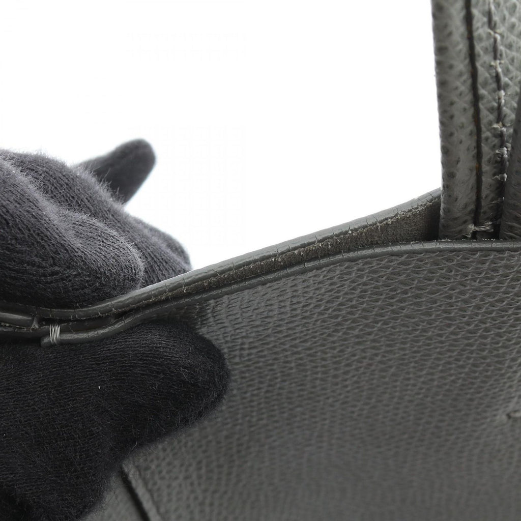 Celine Tote Vertical Small Cover 2-Way Gray Leather — view 7