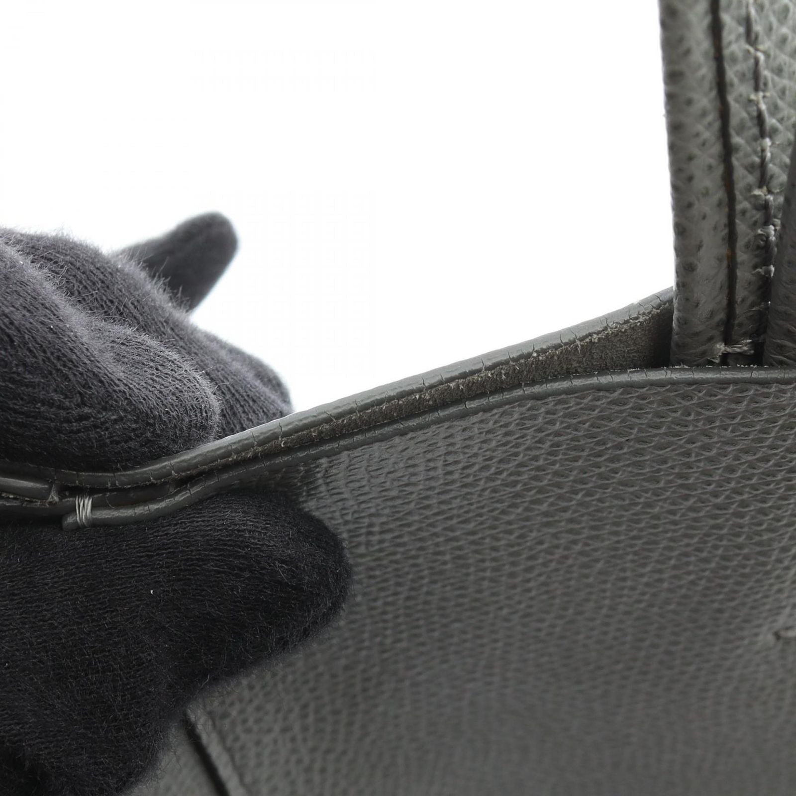 Celine Tote Vertical Small Cover 2-Way Gray Leather — view 7