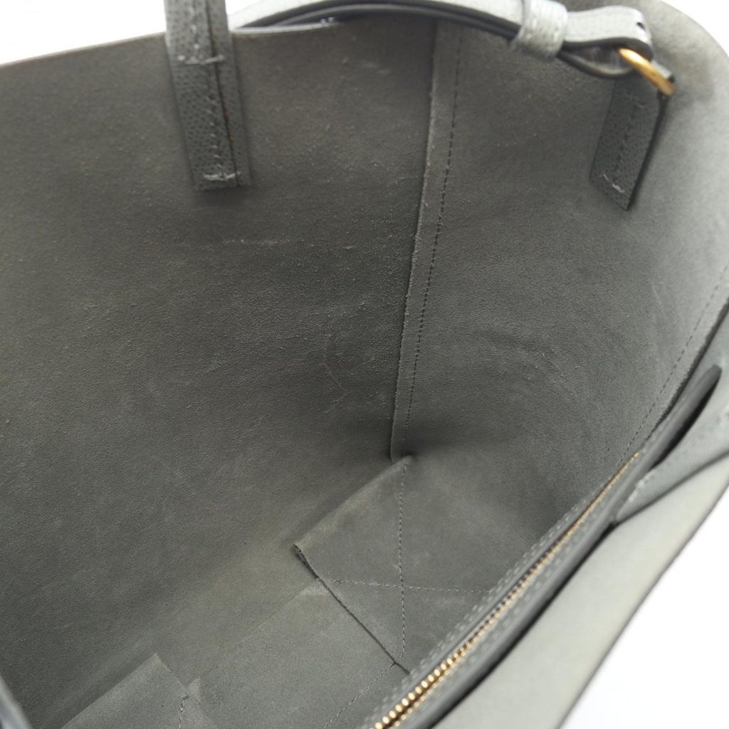 Celine Tote Vertical Small Cover 2-Way Gray Leather — view 5