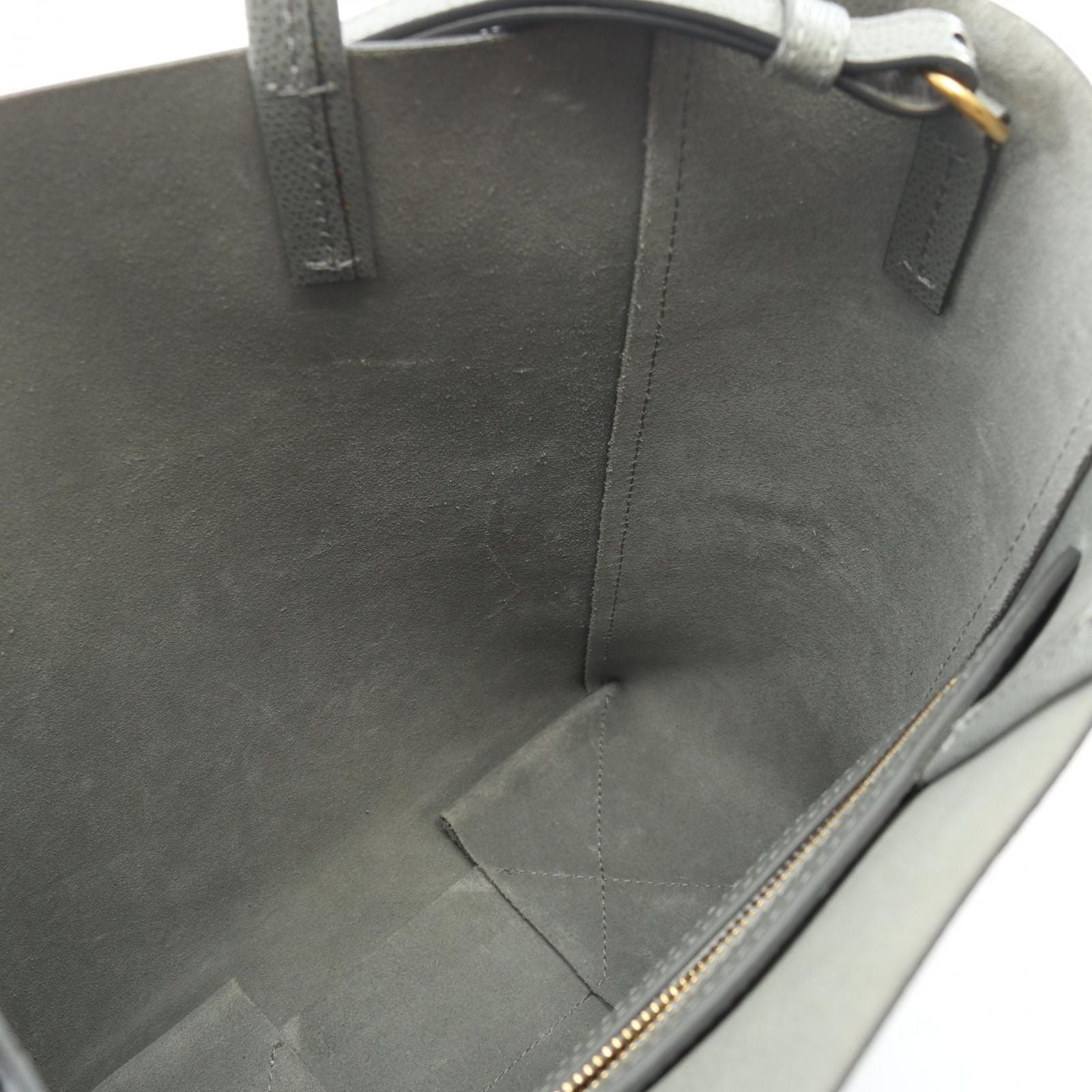 Celine Tote Vertical Small Cover 2-Way Gray Leather — view 5