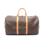 Louis Vuitton Boston Bag Keepall 50 Canvas Leather