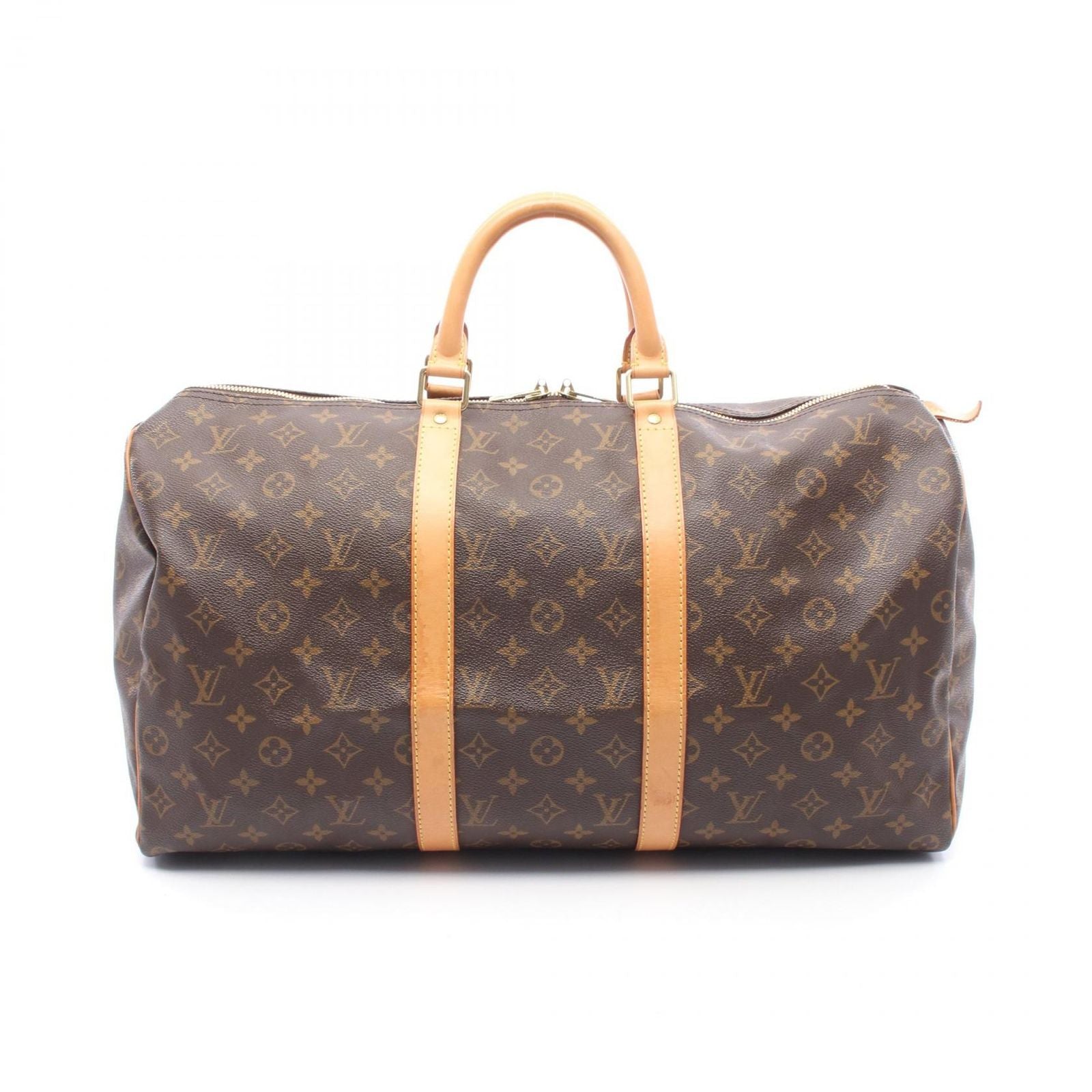 Louis Vuitton Boston Bag Keepall 50 Canvas Leather