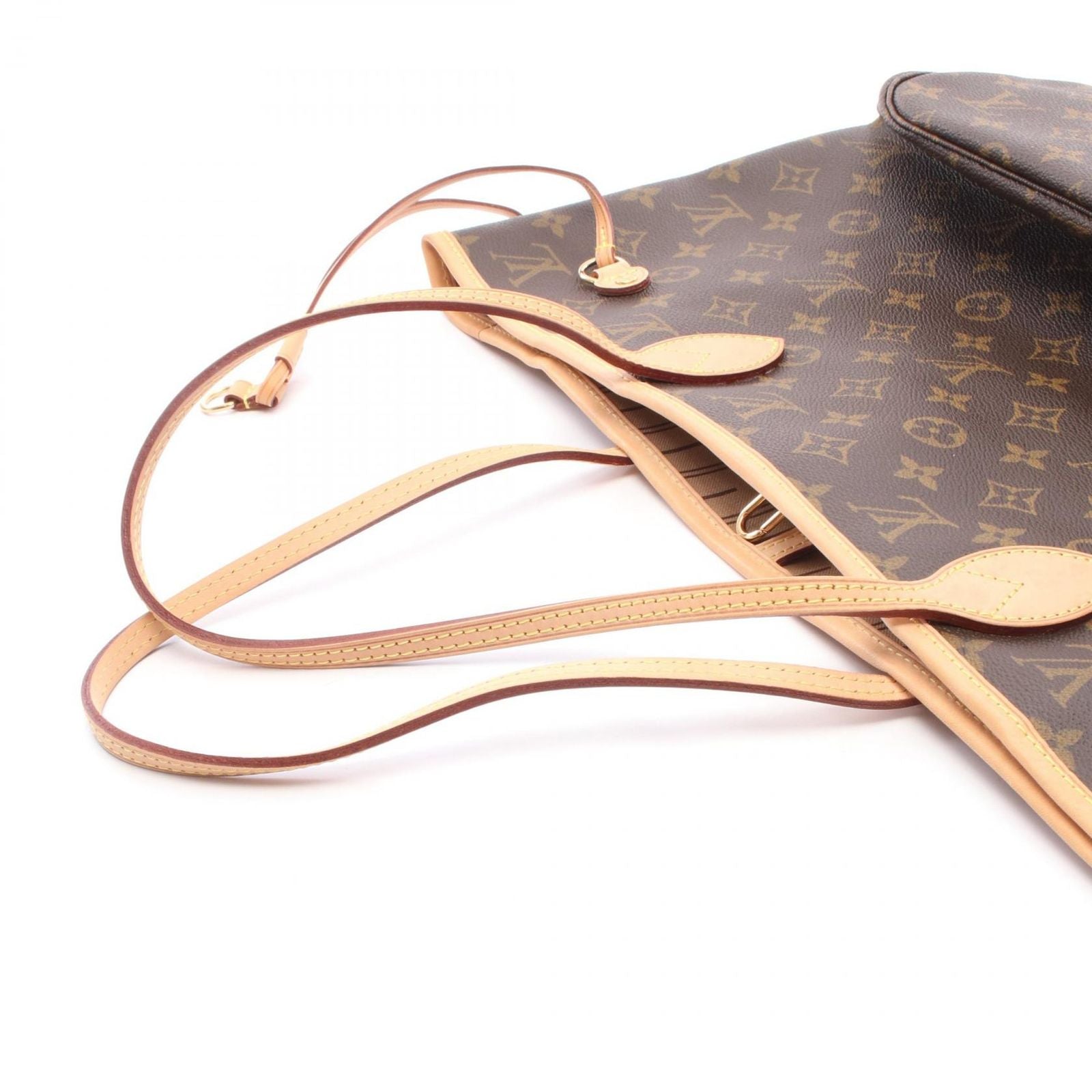Louis Vuitton Tote Neverfull Canvas Leather — view 6