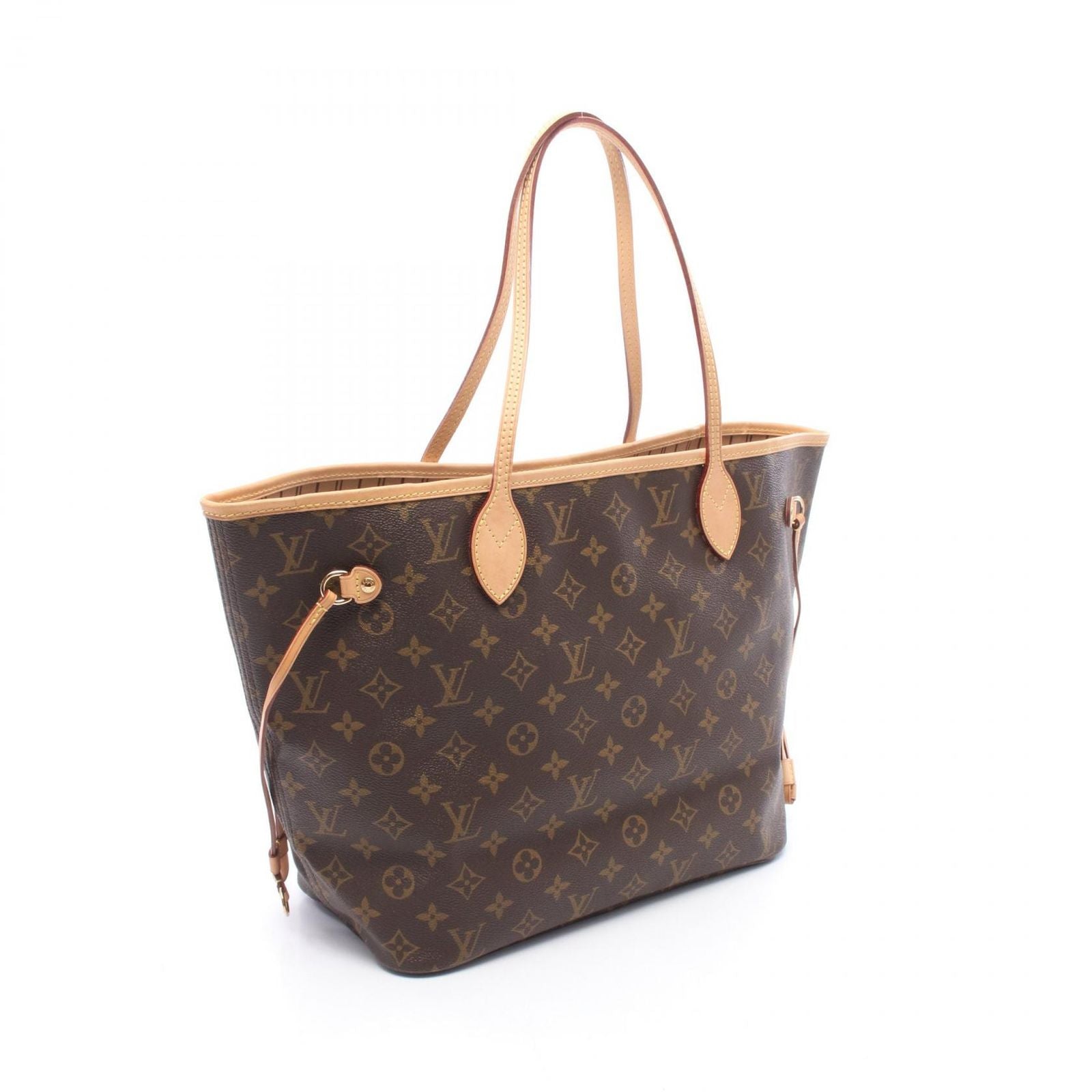 Louis Vuitton Tote Neverfull Canvas Leather — view 2