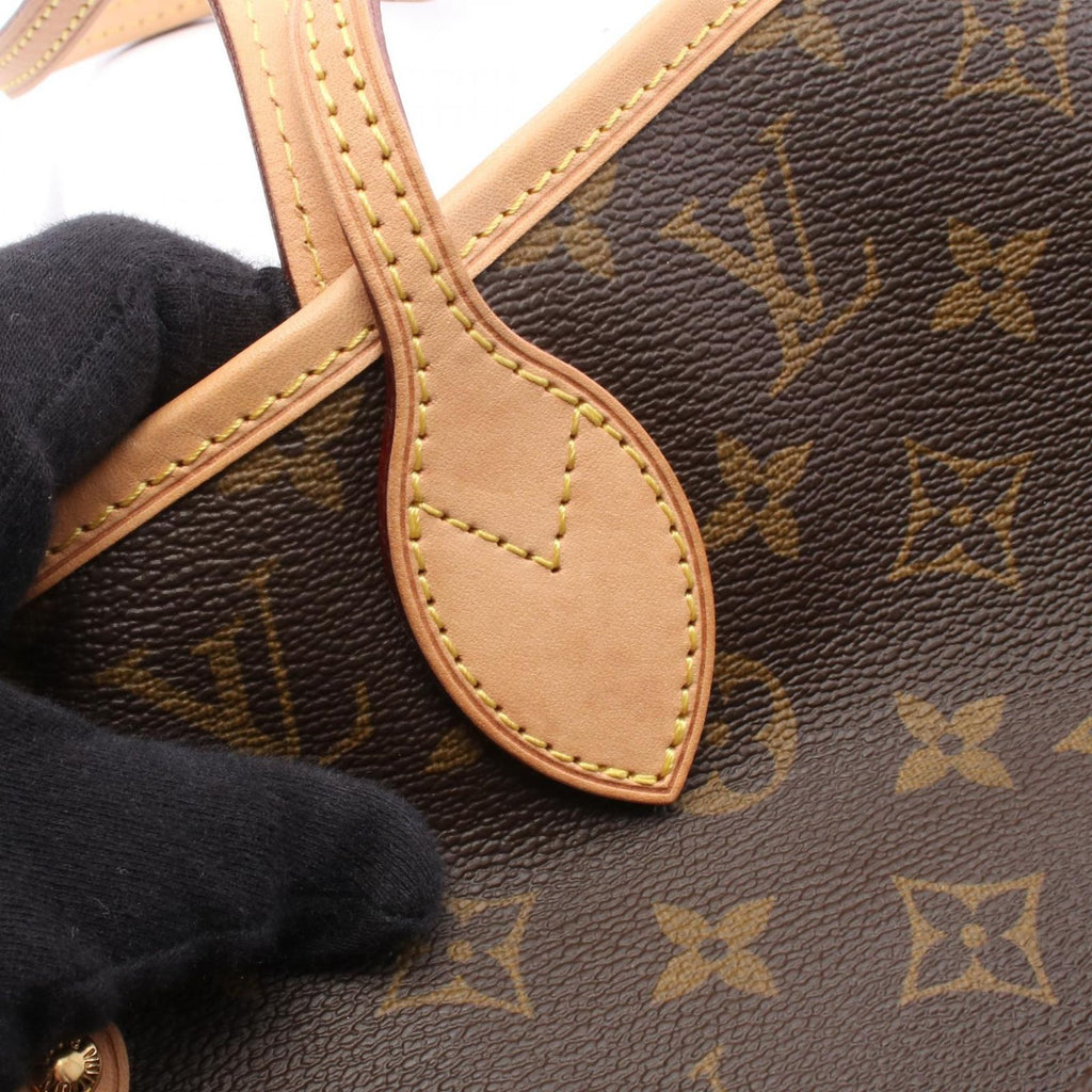 Louis Vuitton Tote Neverfull Canvas Leather — view 8