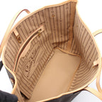 Louis Vuitton Tote Neverfull Canvas Leather — view 3