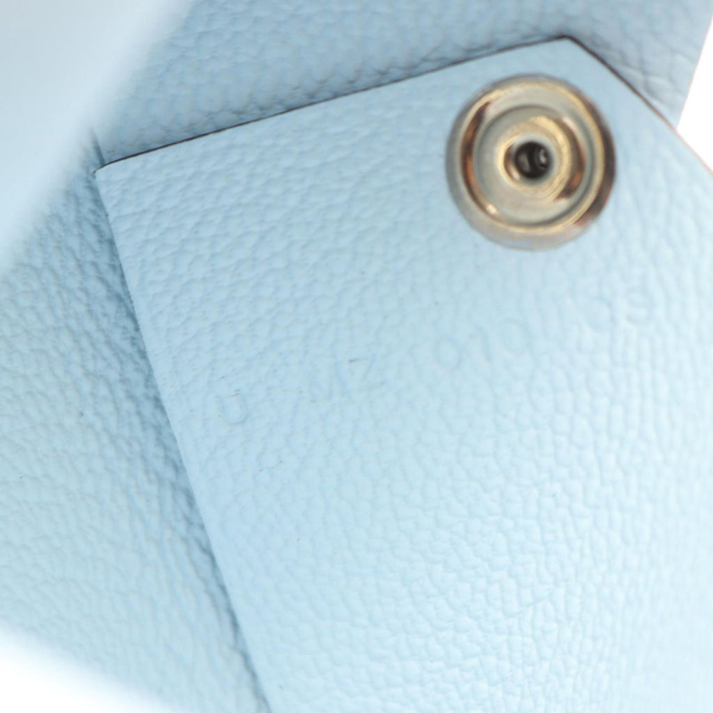 Hermes Coin Case Calvi Cowboy Blue Brum Leather — view 6