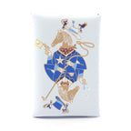 Hermes Coin Case Calvi Cowboy Blue Brum Leather