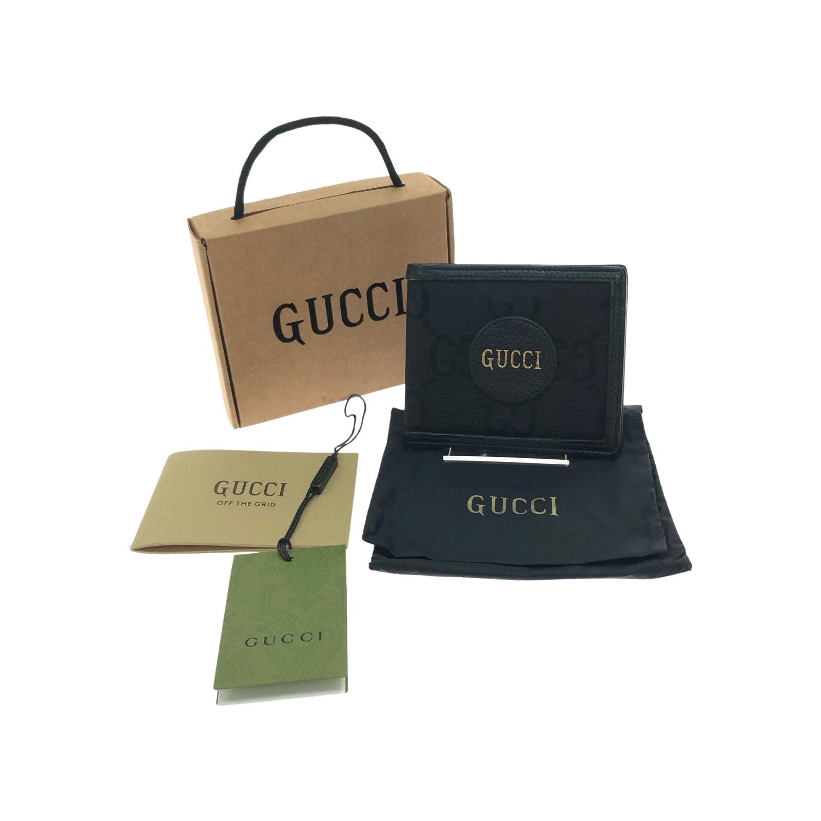 Gucci Bifold Wallet Compact Off the Grid Black