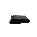Gucci Logo Leather Bifold Wallet Mini Billfold Coin Purse Black — view 4