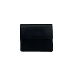 Gucci Logo Leather Bifold Wallet Mini Billfold Coin Purse Black — view 2