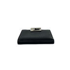 Gucci Logo Leather Bifold Wallet Mini Billfold Coin Purse Black — view 6