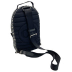 Dior Oblique Rider Sling Bag Navy Canvas Leather — view 2