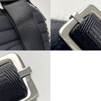 Dior Oblique Rider Sling Bag Navy Canvas Leather — view 9
