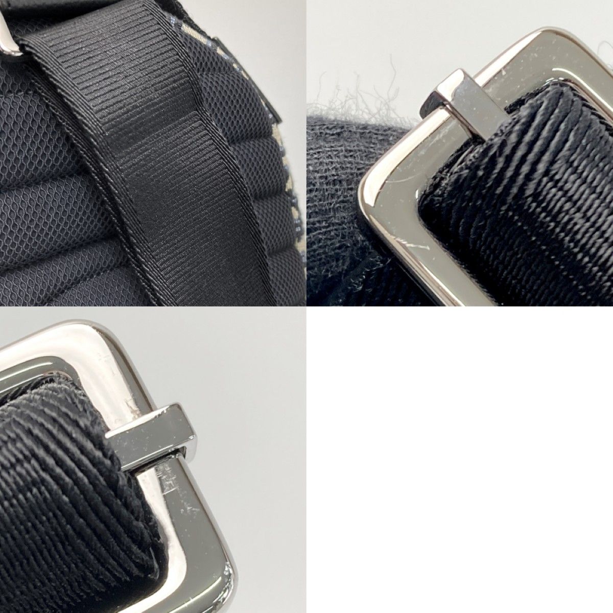 Dior Oblique Rider Sling Bag Navy Canvas Leather — view 9
