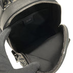 Dior Oblique Rider Sling Bag Navy Canvas Leather — view 4