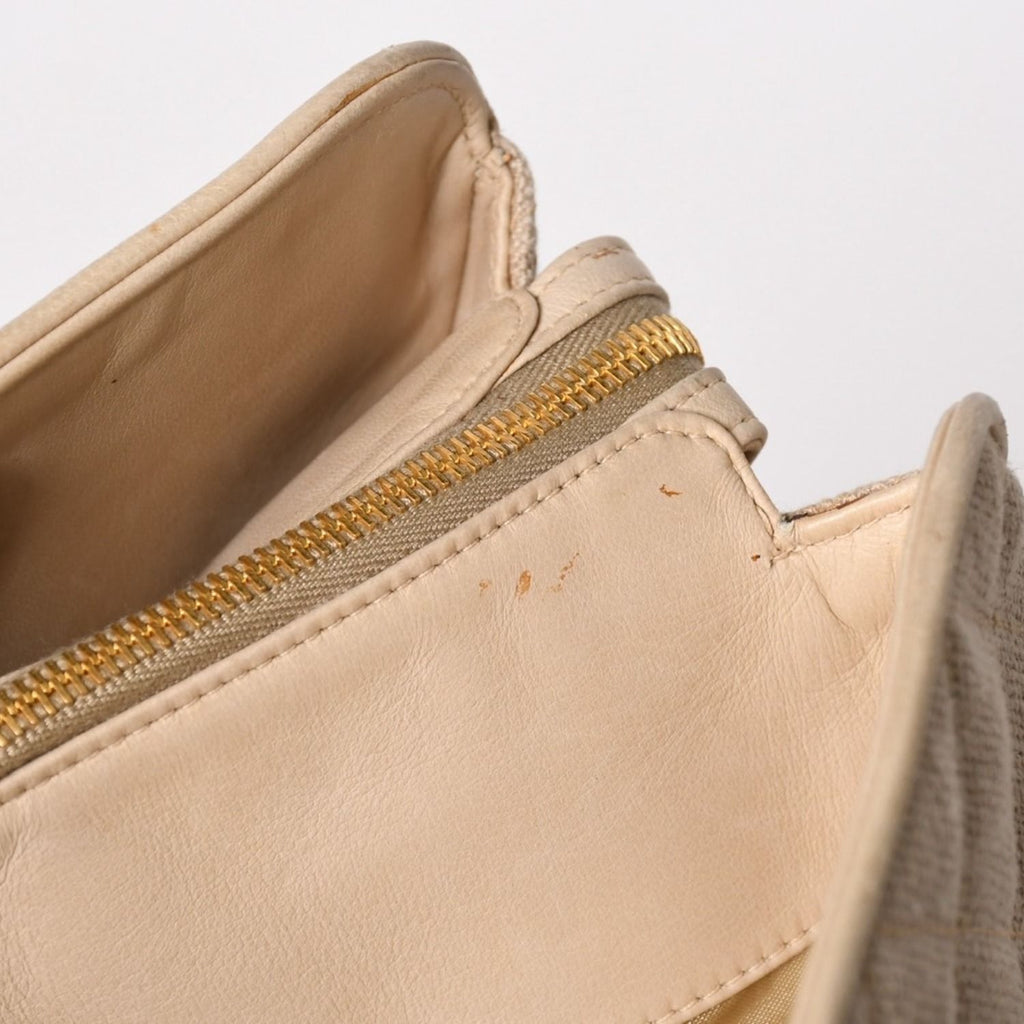 Chanel Supermodel XL Chain Tote Bag Linen CC Logo Coco Ball Beige — view 5