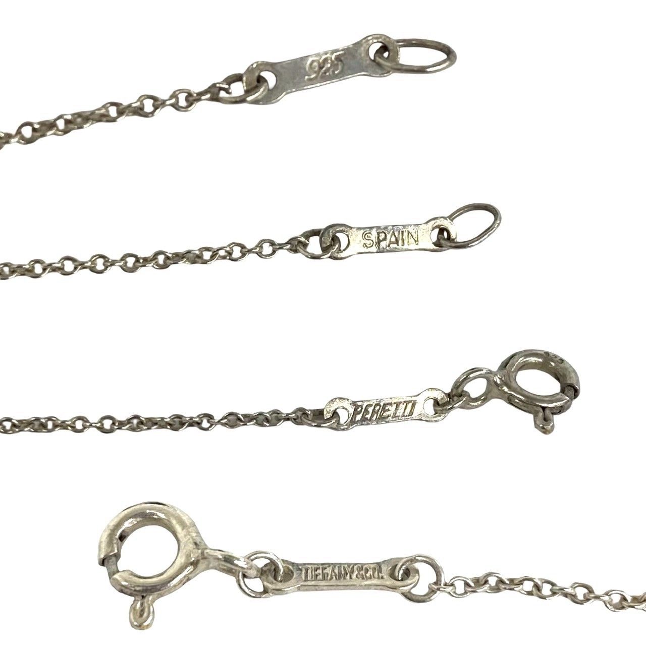 Tiffany & Co Box Vintage Chain Cross Heart Necklace 925 Sterling Silver Gold — view 3