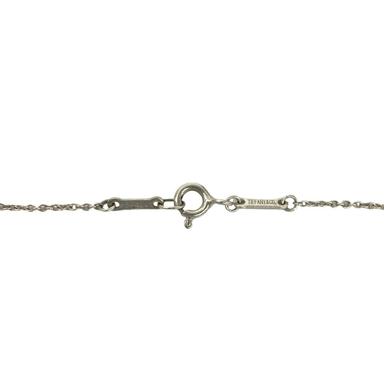 Tiffany & Co Box Vintage Chain Cross Heart Necklace 925 Sterling Silver Gold — view 4
