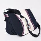 Chanel Sports Line Shoulder Bag CC Logo Navy Ivory Silver — view 3