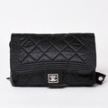 Chanel Sports Line CC Logo Backpack Chain Nylon Black Silver