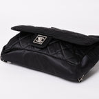 Chanel Sports Line CC Logo Backpack Chain Nylon Black Silver — view 8